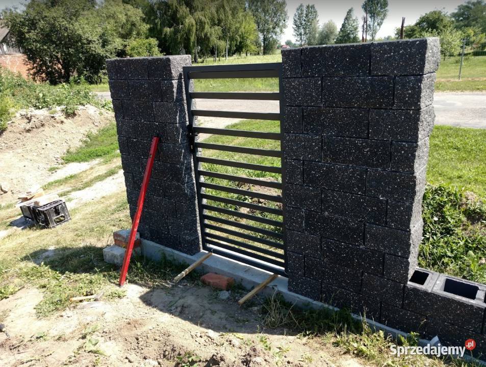 Montaż płotów Panelowych 3D Gabiony Bloczki Andrychów
