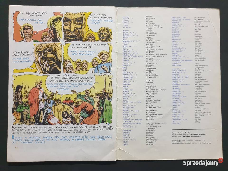 O Piaście Kołodzieju Piast der Wagenbauer Rok wydania 1977 Gdynia