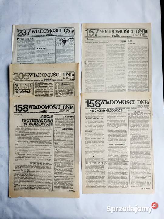Niezależność Informator NSZZ Solidarność reg dziennik Gdynia sprzedam