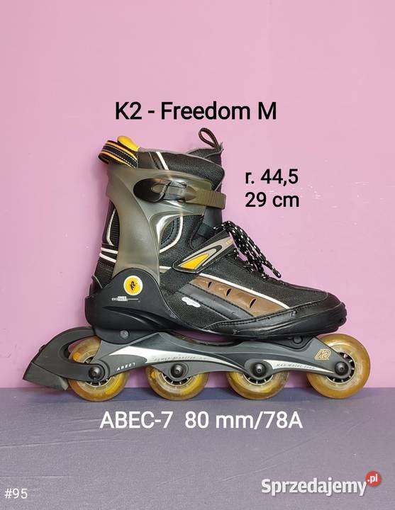 Rolki K2 Freedom mężczyzn ABEC7 80 mm78A 44529 małopolskie Jasień