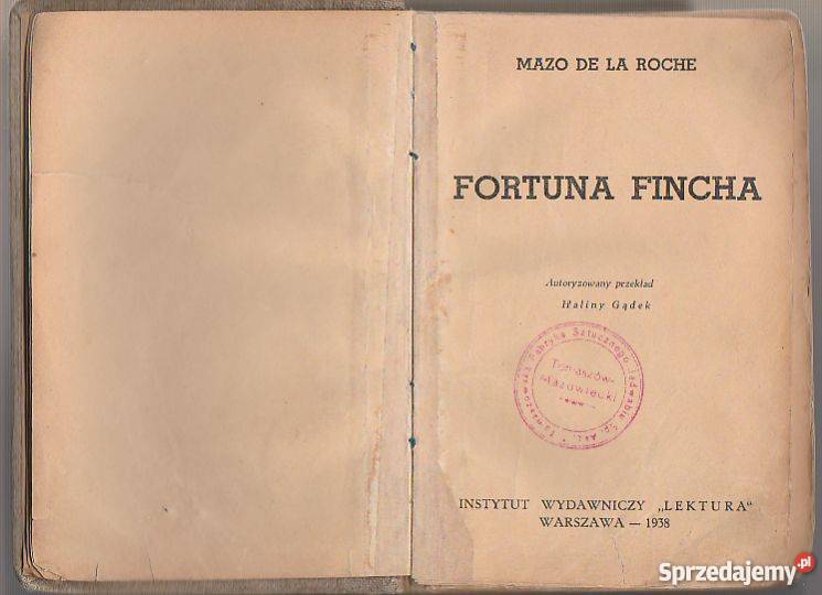 7156 FORTUNA FINCHA MAZO DE LA ROCHE Czyrna