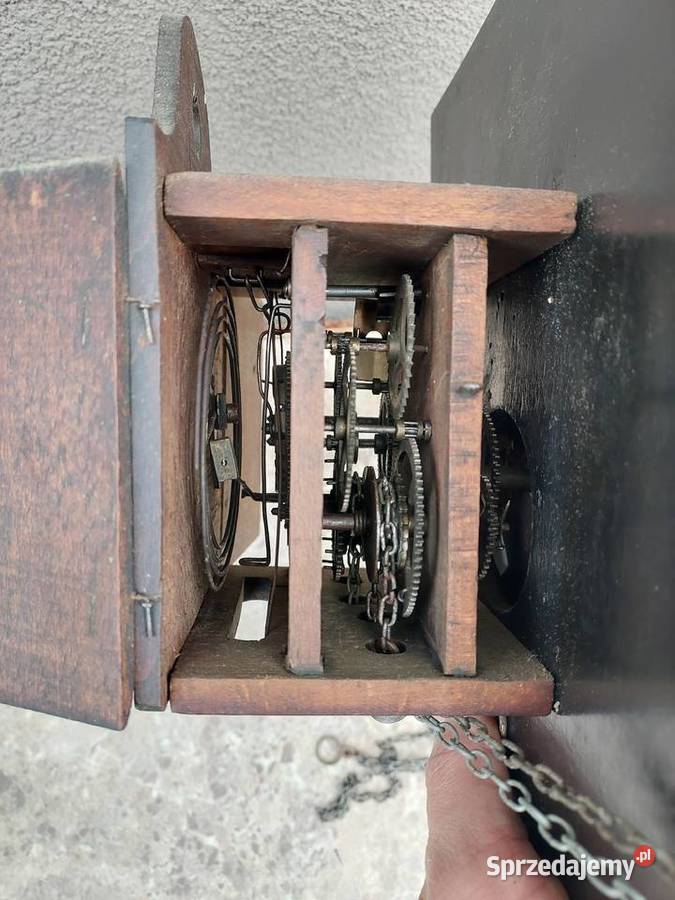 191 Stary zegar ścienny szwarcwald ikonowy Tczew