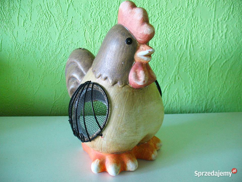 Kogut świecznik 21 x 16 x 12 Ręczne wykonanie Siedlce sprzedam