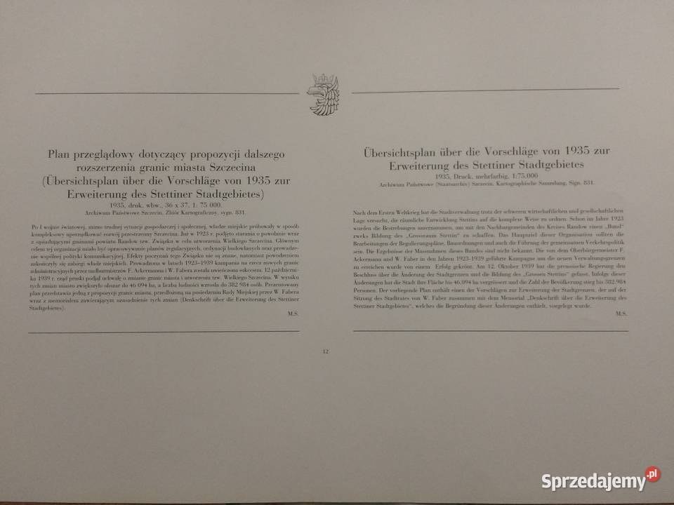 1274 Plany I Mapy Szczecina XVII Do XX Wieku 12 Szczecin