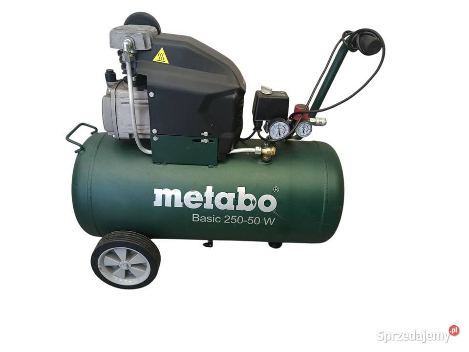 Kompresor olejowy METABO 50 l 8 bar Szlifierki kątowe Katowice sprzedam