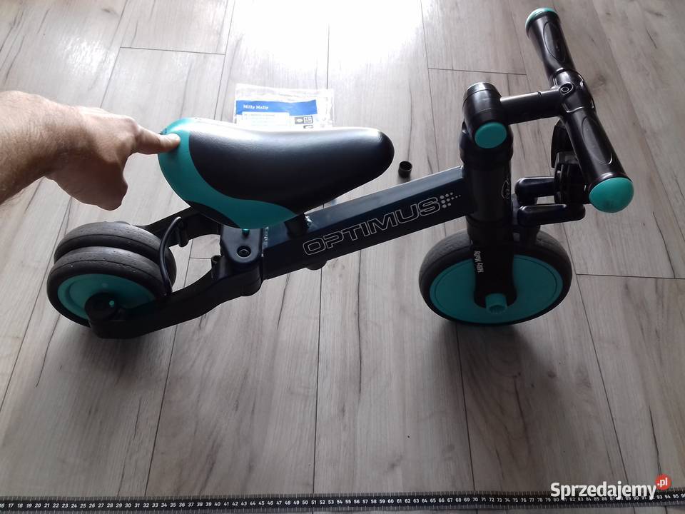 Rower 3w1 biegowy z pedałami Milly Mally Optimus