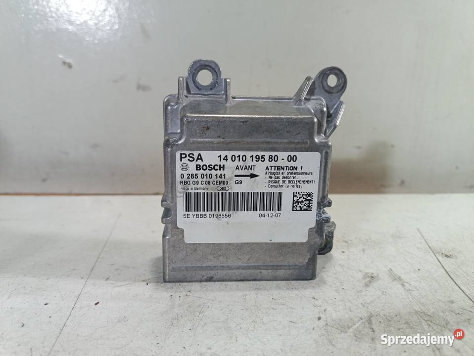 SENSOR AIR BAG AIRBAG CITROEN JUMPY II wielkopolskie sprzedam