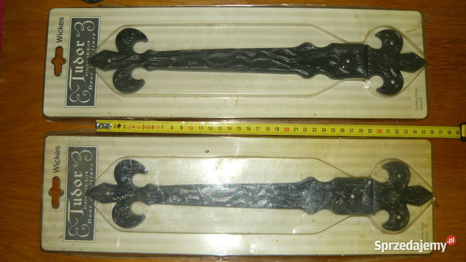 Okucia zawiasy drzwiowe meblowe stare kute Sokółka