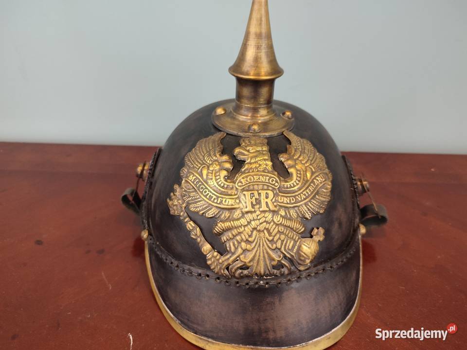 Piękny hełm pruski Militaria