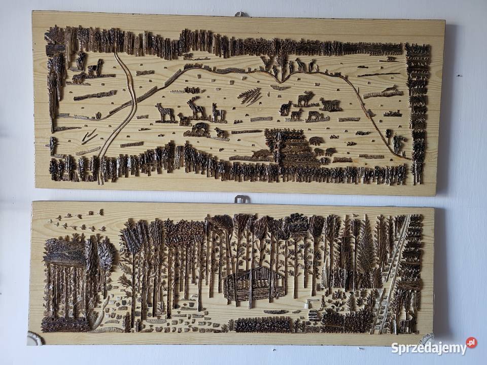 Obrazy fotel lampy z poroża jeleniainne art Poznań