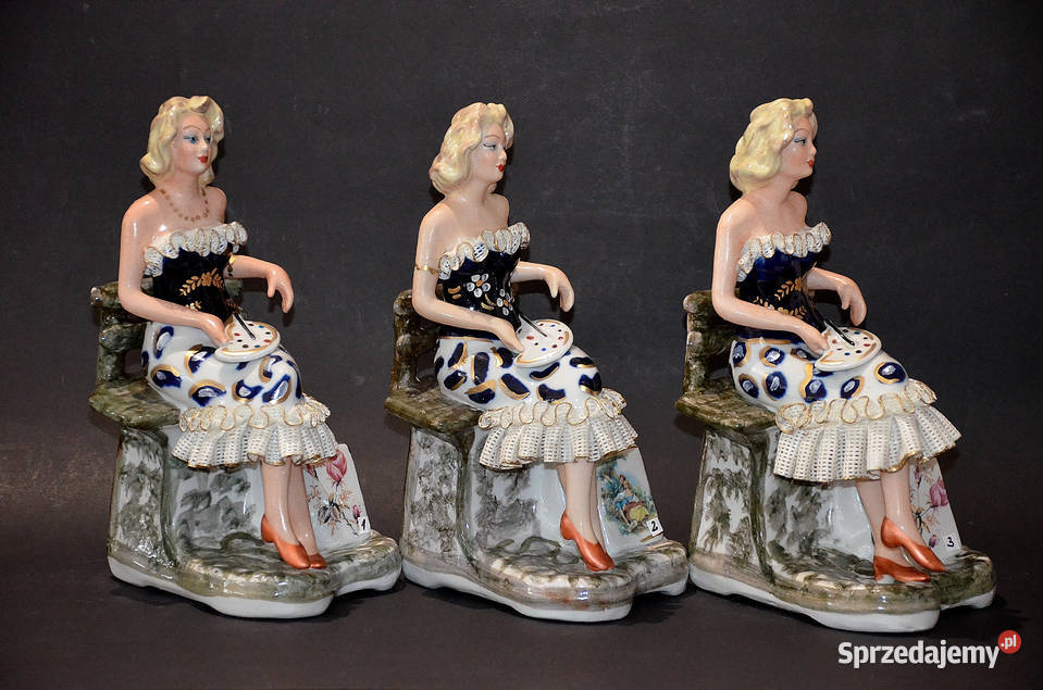 Roceram porcelana figurka Malarka do kolekcji ok Środa Wielkopolska