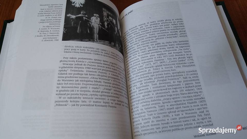 Myślenie teatrem Jan Ciechowicz Gdańsk sprzedam
