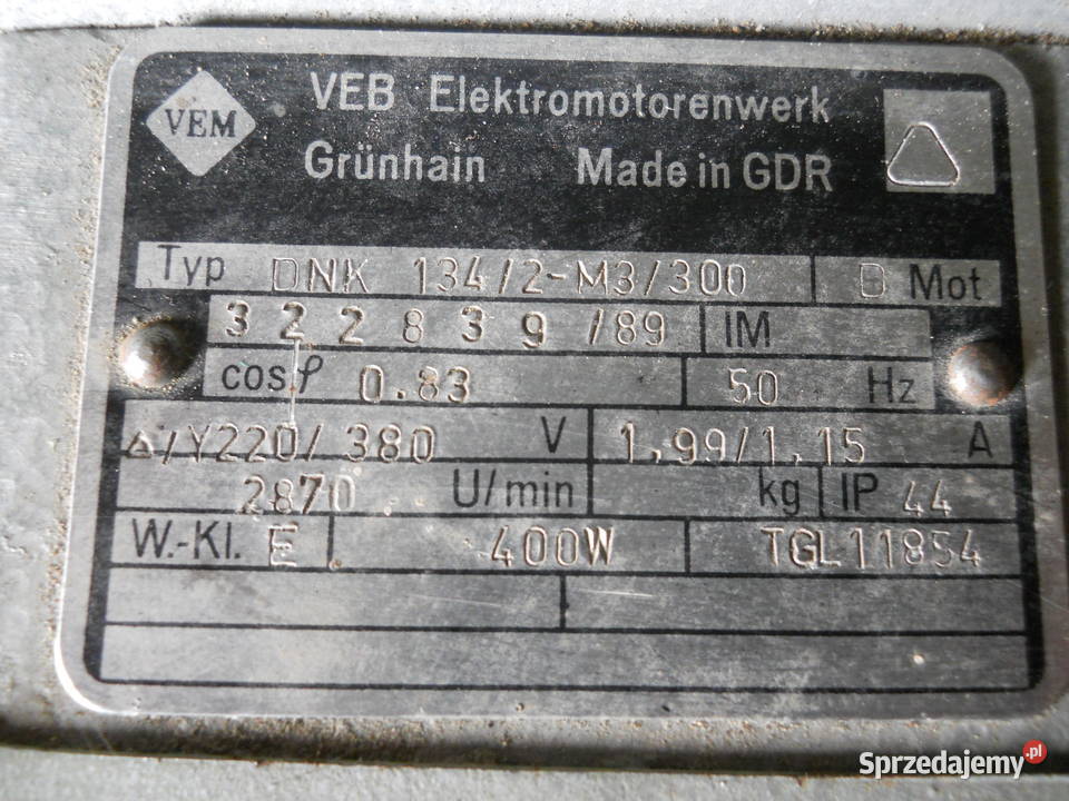 Silnik sprzęgłowy do overlocka Biecz