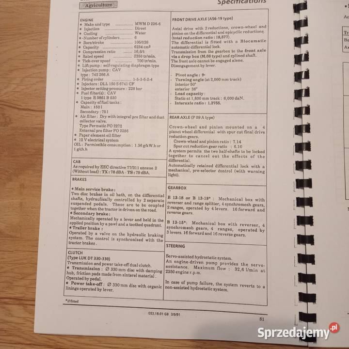 Instrukcja Obsługi RENAULT 11054 10614 12014 zachodniopomorskie