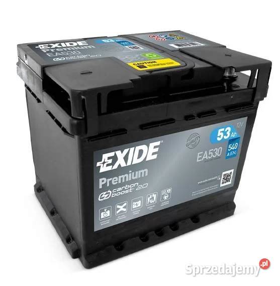 Akumulator Exide Premium 53Ah 540A PRAWY PLUS Lublin