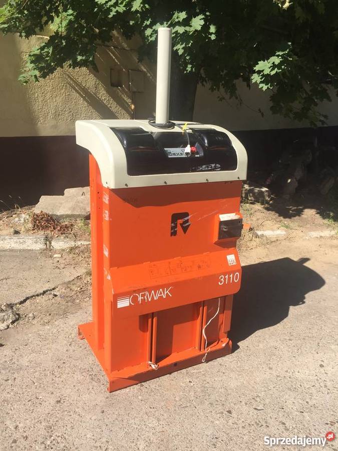 Belownica prasa do folii sklepu śmieci Drzewica
