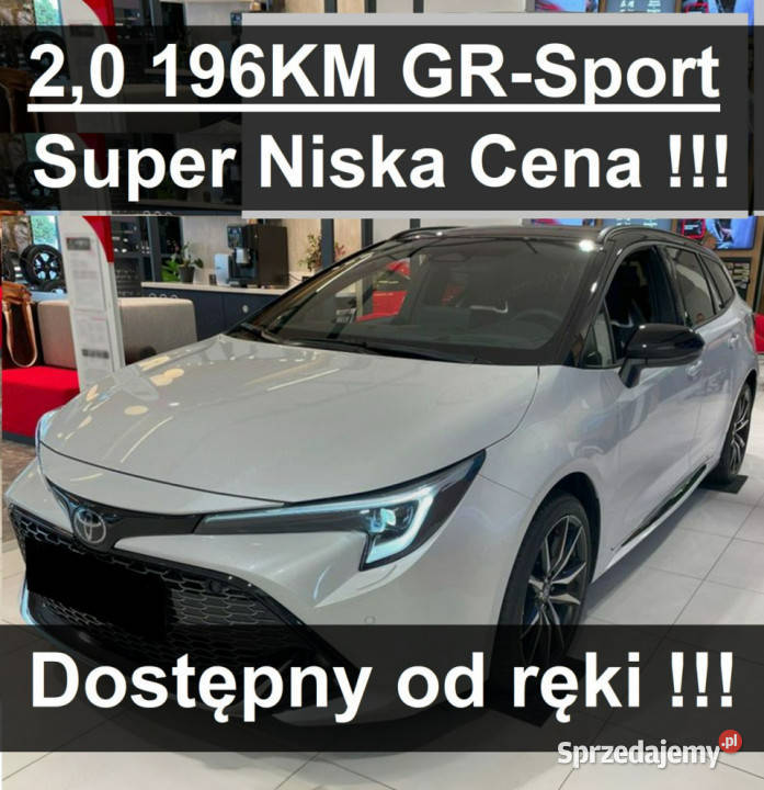 Toyota Corolla GRSport 20 196 Pakiet Dynamic Corolla zachodniopomorskie Szczecinek