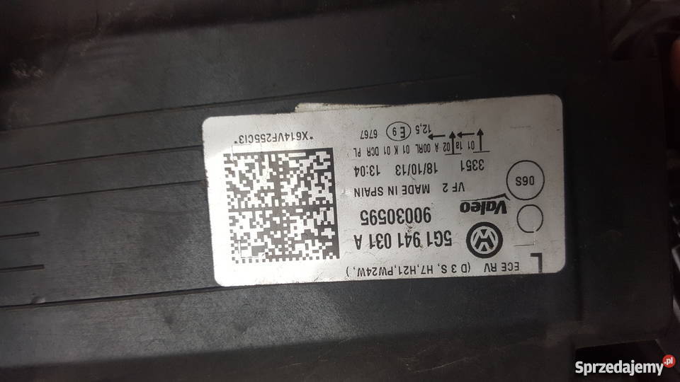 Lampa golf 7 gti 5G1941031A Szczecin