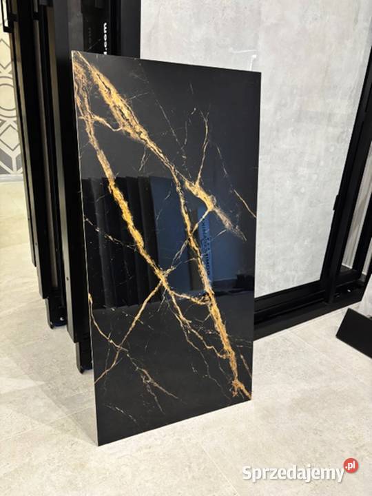 Gres płytka 60x120 czarny poler black Marquine Zakopane