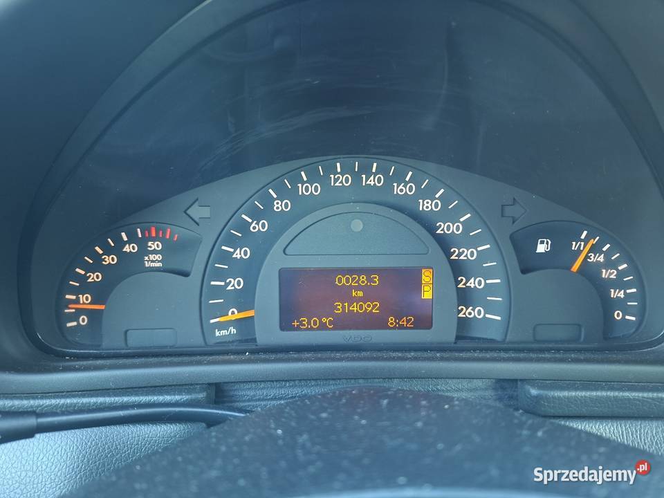 Mercedes C220 Diesel 2003 Automat Hak Szyberdach mazowieckie Siedlce sprzedam