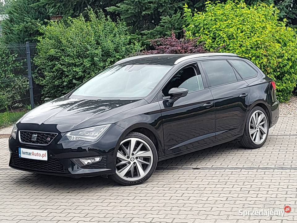 SEAT LEON 18 TFSI czarny Leszno sprzedam