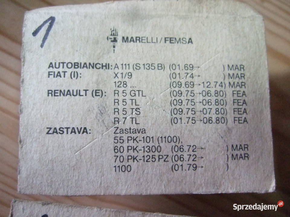 Przerywacze do starych aut Miłków