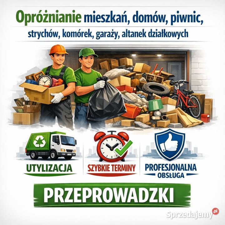 Wywóz Mebli Śmieci Mieszanych Opróżnianie opolskie