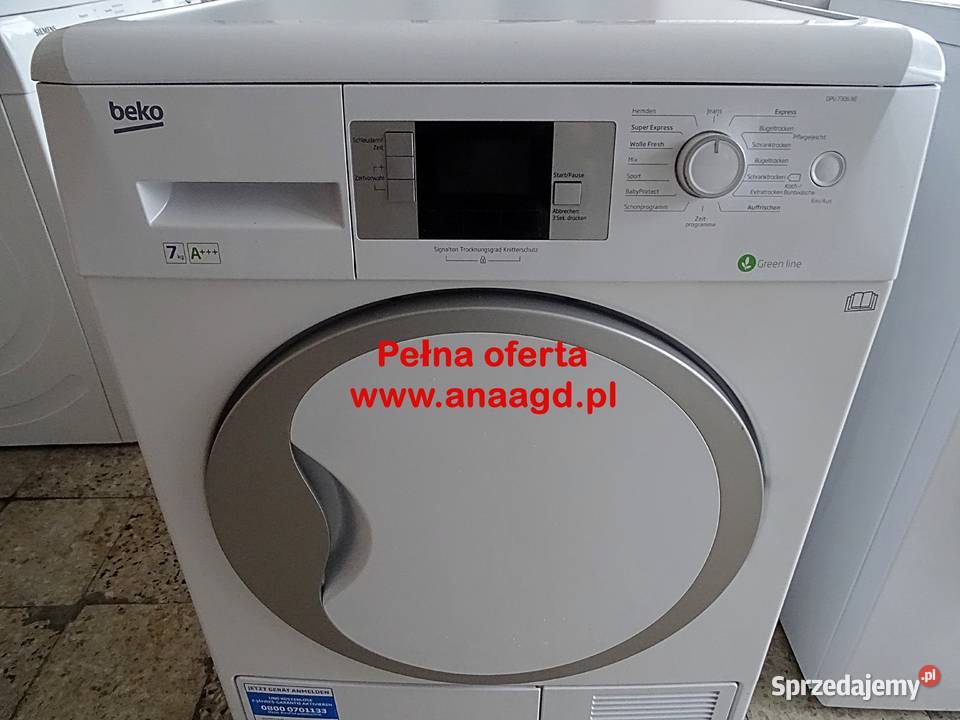 Suszarka BEKO DPU 7306 XE A 7 POMPA CIEPŁA AGD Miękowo