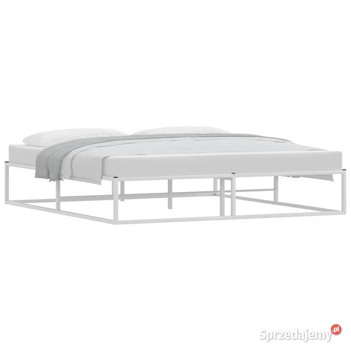 vidaXL Rama łóżka bez materaca biała 180x200 Warszawa