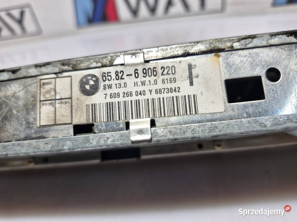 BMW 5 E39 PANEL WYŚWIETLACZ RADIA 6906220