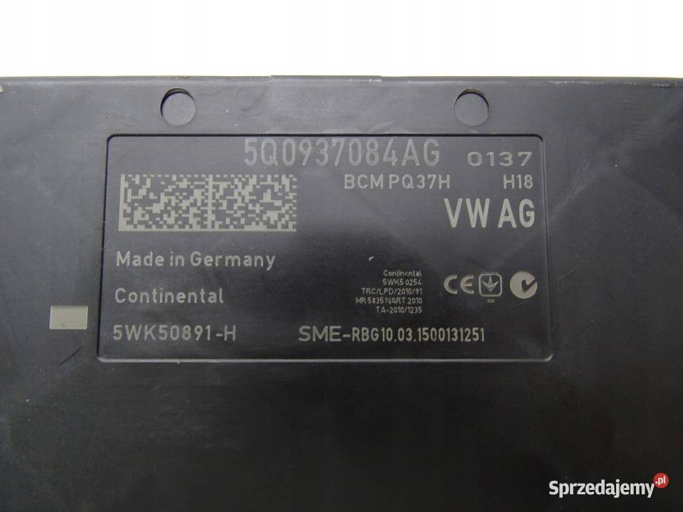 MODUŁ STEROWNIK KOMFORTU AUDI A3 8V OCTAVIA III osobowe sprzedam
