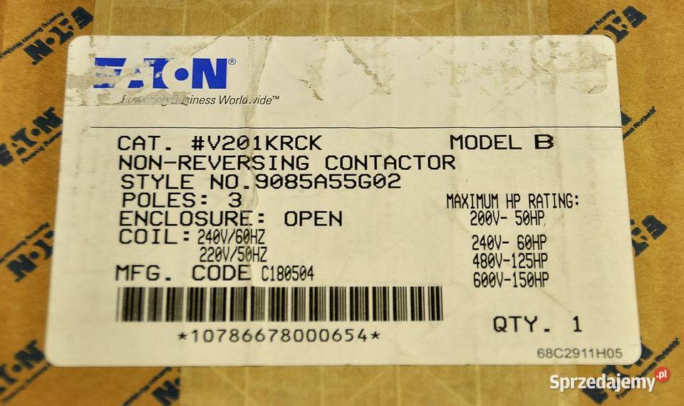 stycznik EATON V201 KRCK Gorlice