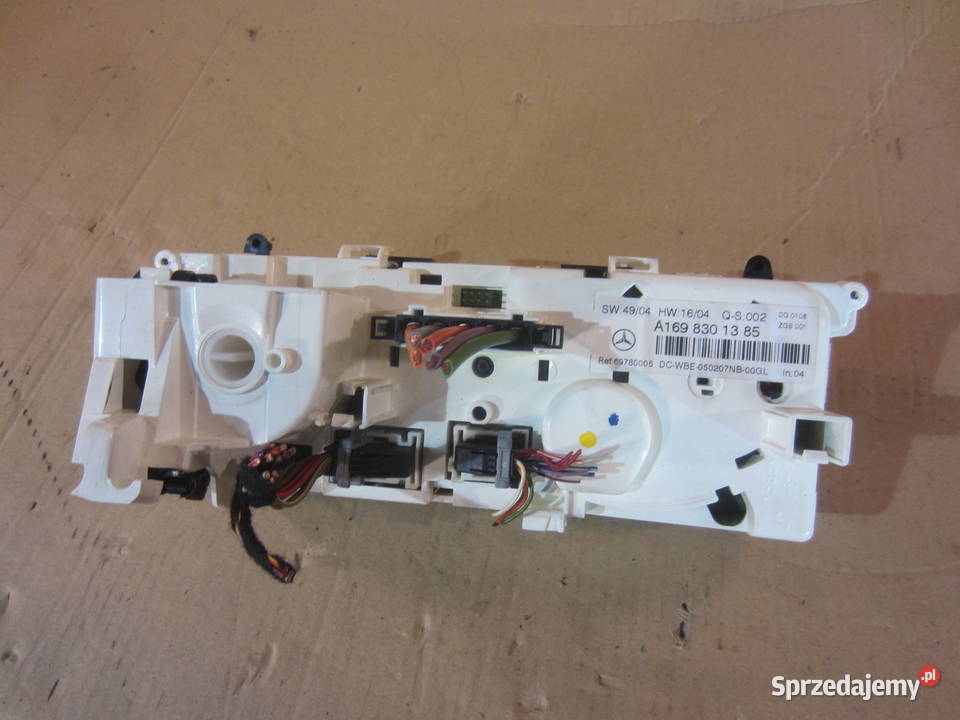 Panel sterowania nawiewu A1698301385 mercecdes a Szczecin