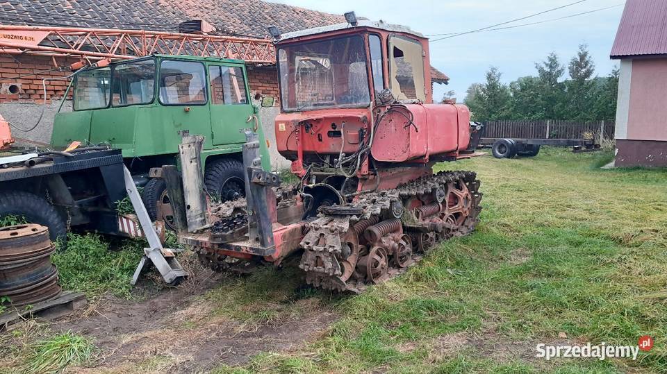 Dt 75 spycharka silnik A41 siłowniki gąsienice nie Olecko