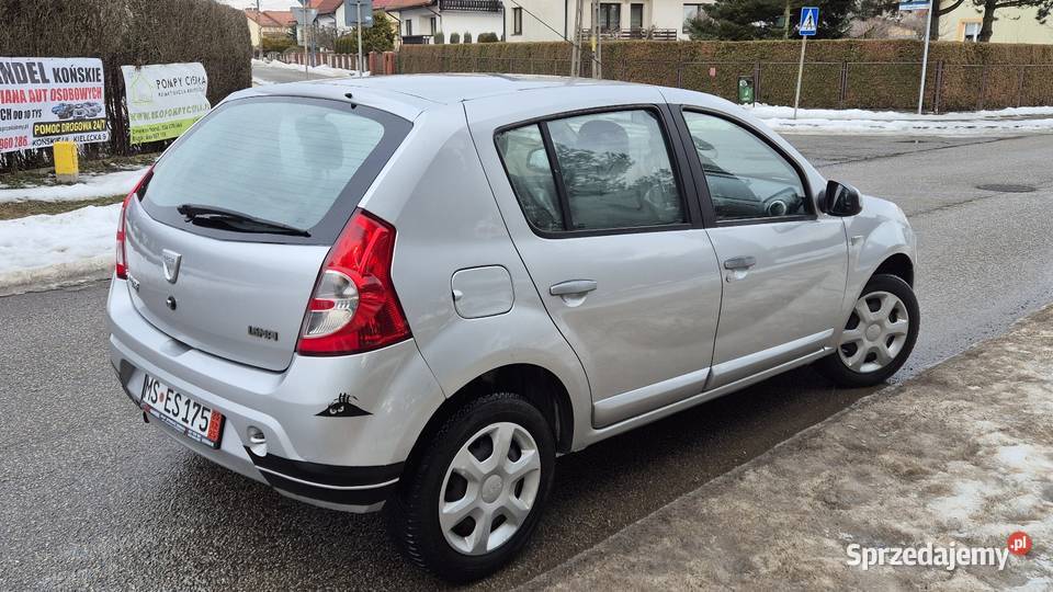 DACIA SANDERO 16B MPI OPŁACONY Z NIEMIEC KLIMA wspomaganie kierownicy Sandero Końskie
