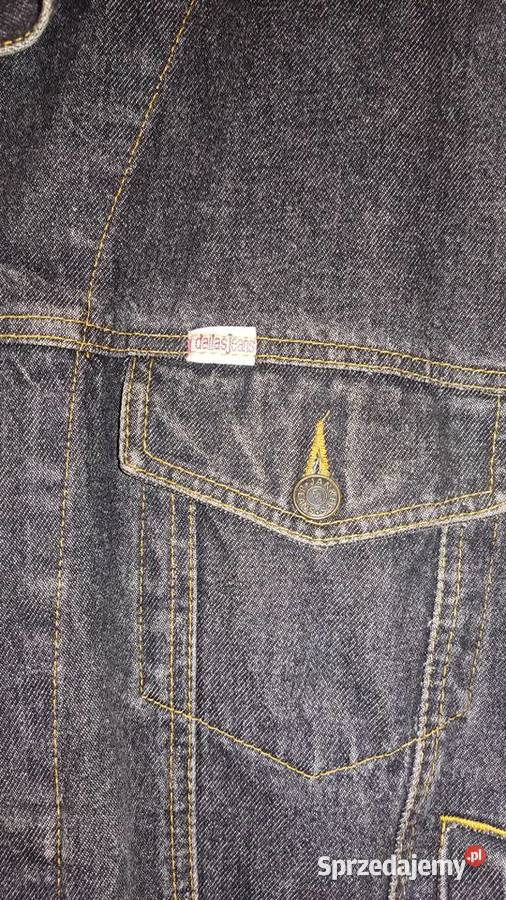 Czarna męska kurtka jeansowa Dallas Vintage Kraków