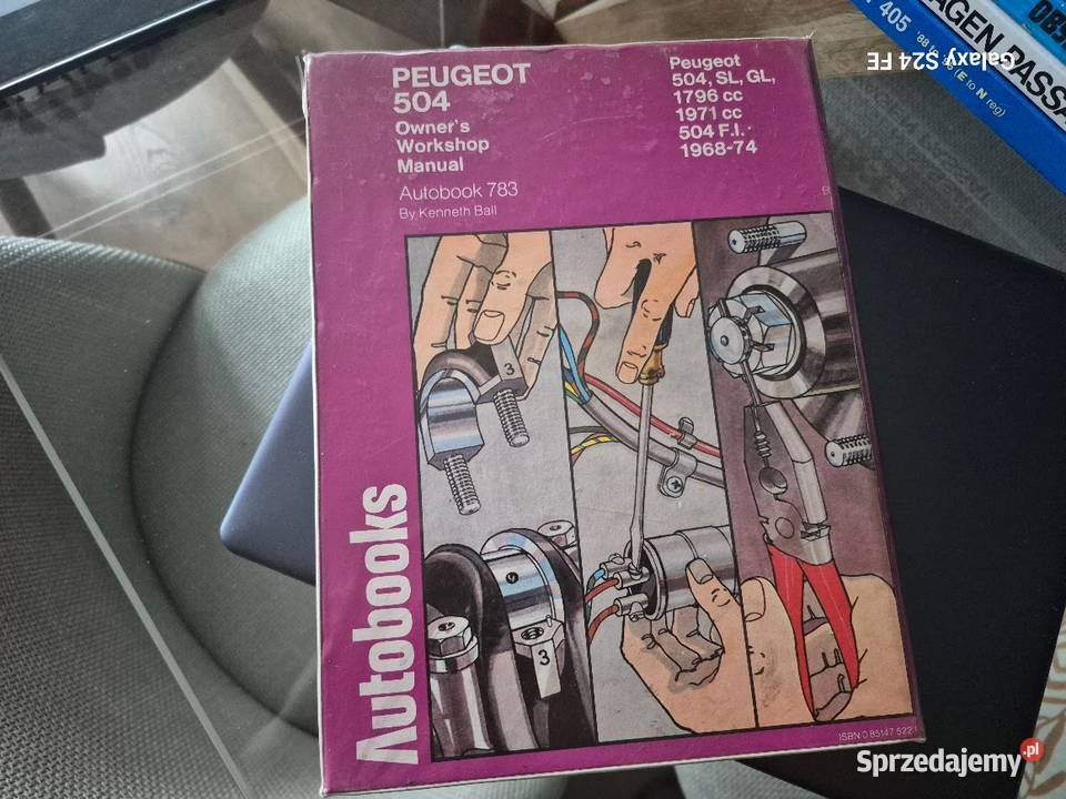 Peugeot 504 książka workshop manualnaprawa Białystok