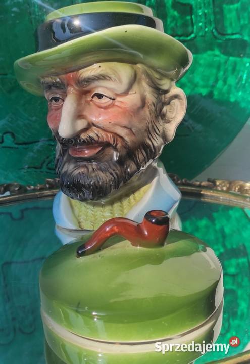 Antyczny Humidor pojemnik na cygara w stylu Pabianice