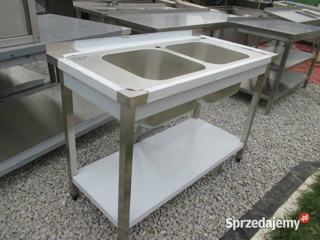 Nowy Zlew Gastronomiczny 2 Komorowy Z Półką wielkopolskie