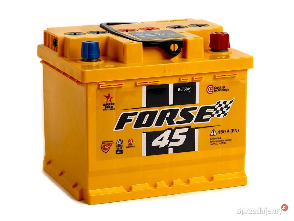 Akumulator FORSE 45Ah 450A EN PRAWY PLUS Chełm