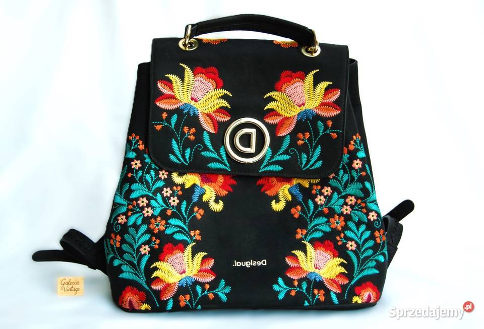 Plecak damski Desigual Adagio Denver haft kwiaty lubelskie Lublin
