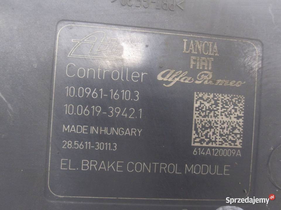 OPEL COMBO D pompa ABS 00051924796 Pompy hamulcowe