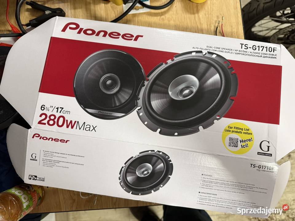 Głośniki samochodowe Pioneer TSG1710F sprzedam