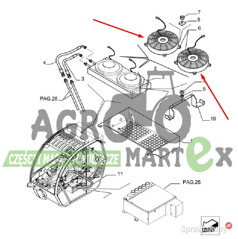 84340260 WENTYLATOR DMUCHAWA CNH dolnośląskie Wichrów