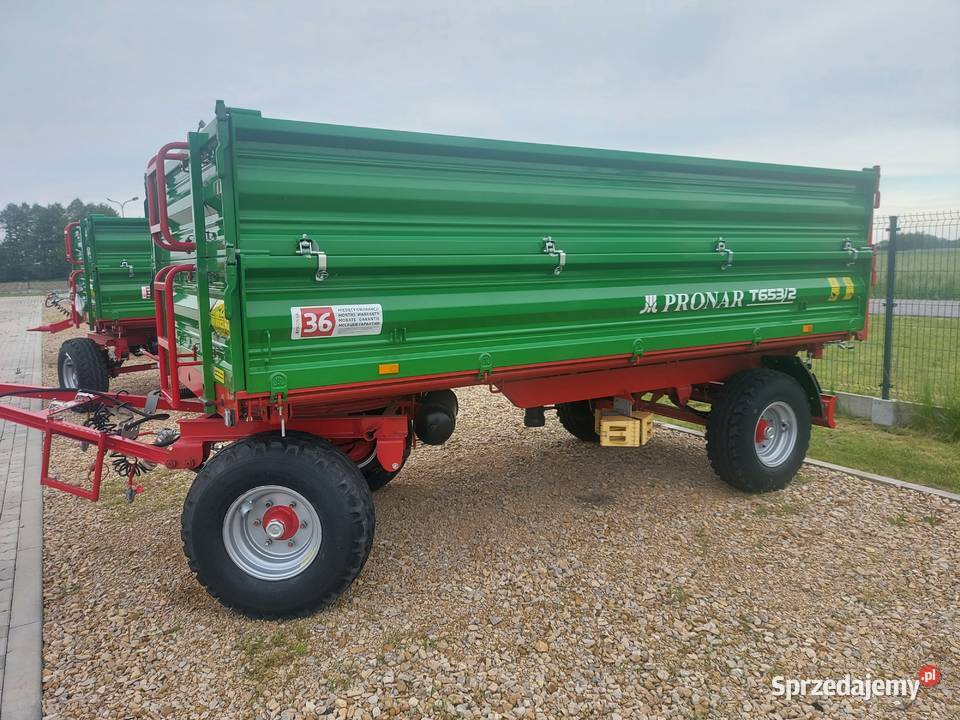 Przyczepa rolnicza dwuosiowa Pronar T6532 Łowicz sprzedam