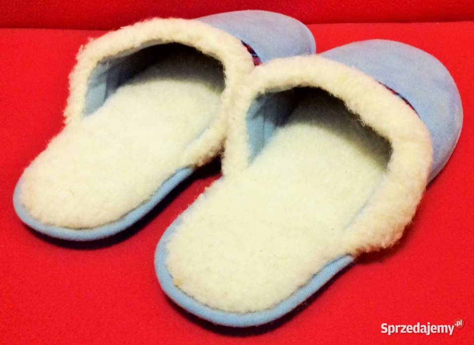 Kapcie runo welur ciepłe miękkie wygodne tkanina sprzedam