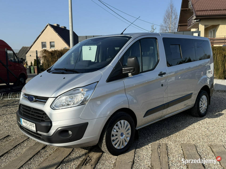 Ford Transit Custom 9osobowyklimagwarancja srebrny Transit  Custom Dąbrowa