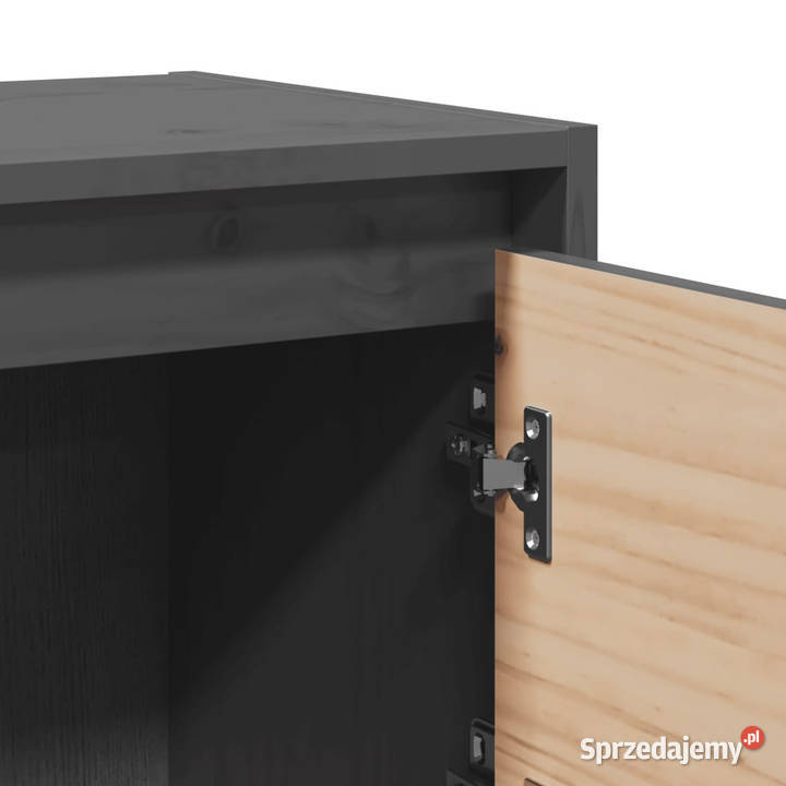 Szafki nocne 2 szare 40x305x40 lite drewno Warszawa