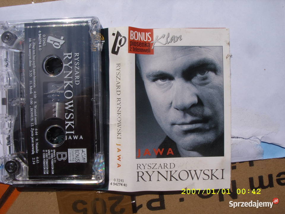 Pop kaseta RYSZARD RYNKOWSKIJAWA Pomaton 1997 kaseta Wołów