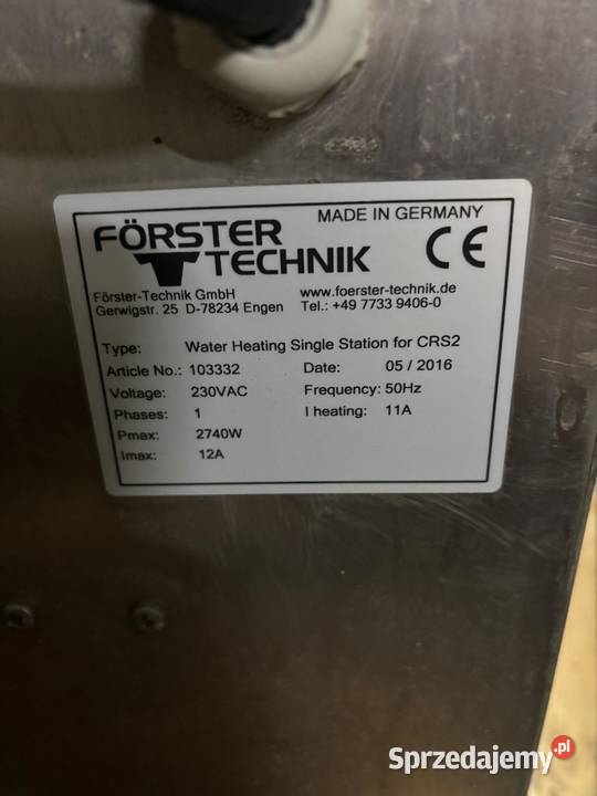 Odpajalnia stacja odpoju cieląt Forster delaval Będków-Kolonia